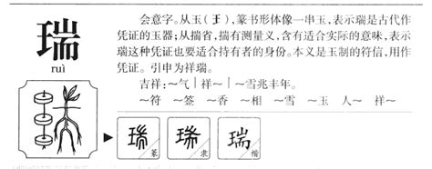 瑞的意思名字|瑞字起名：吉祥如意， 天降福瑞的男孩名字大全，个个好运连连